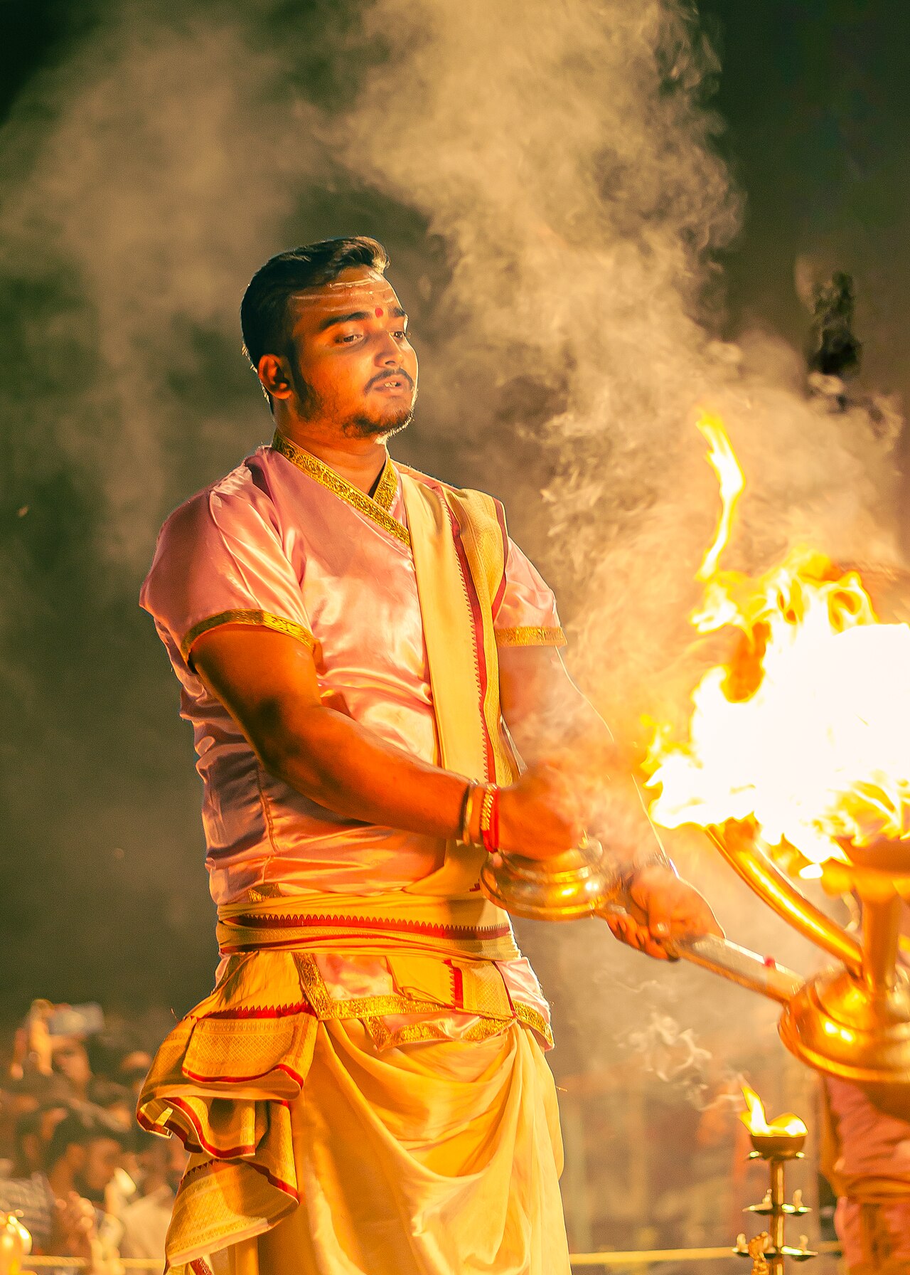 Ganga Aarti at the ghats, Varanasi